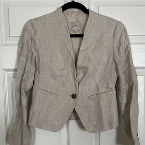 LOFT linen Women's Beige Blazer